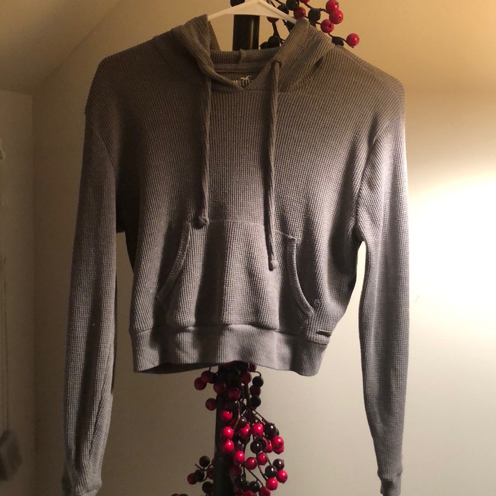 Hollister cropped sweater